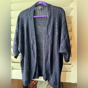 AGB Woman - 1X - Navy Blue - Sweater -